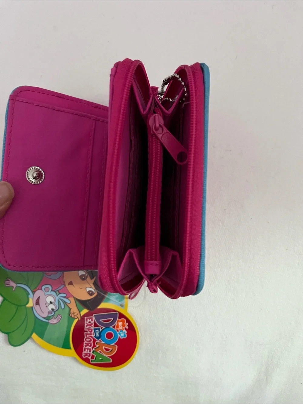 Vintage Dora the Explorer Pink Kids Wallet - Y2K Deadstock